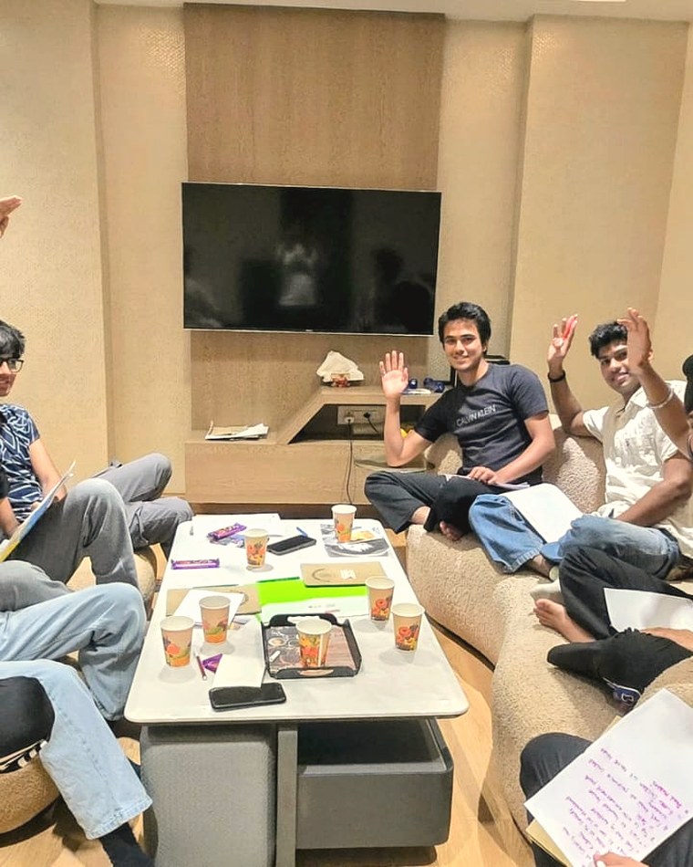 A group workshop session in progress